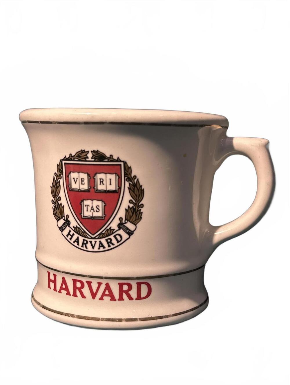 Vintage Harvard University Beer Mug Red Logo 3.5"
